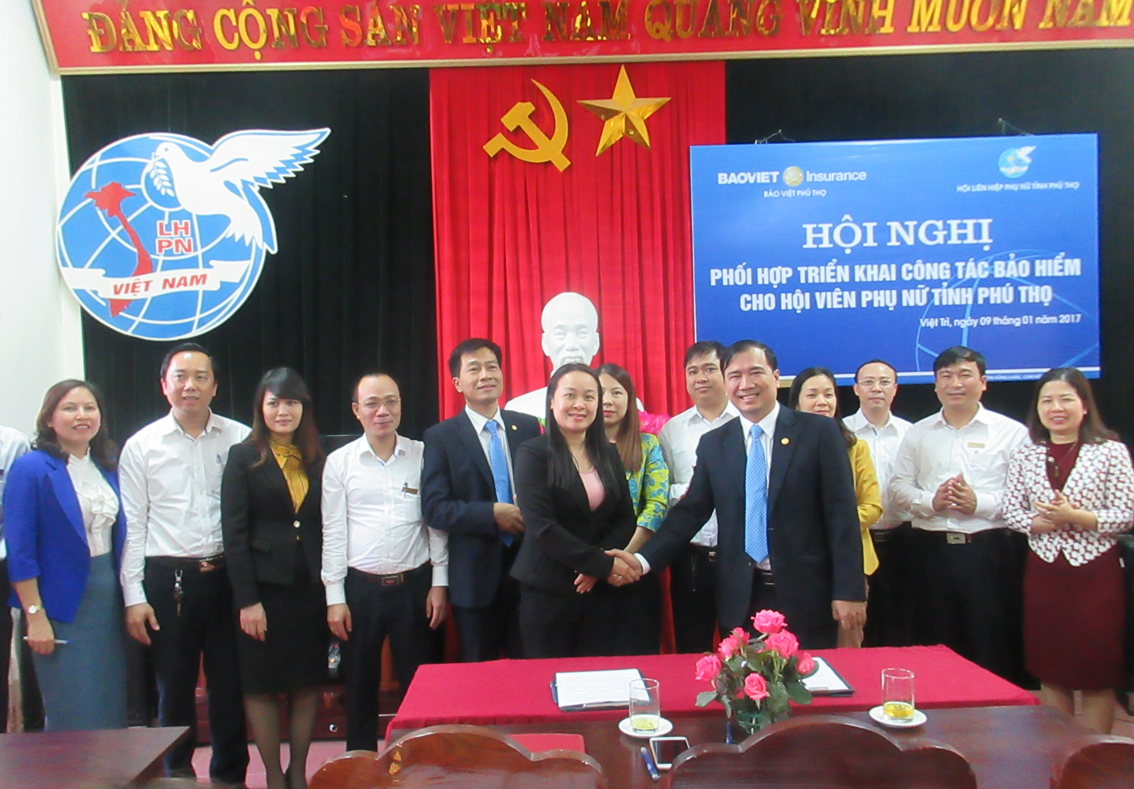 Ký chương trình phối hợp bảo hiểm Bảo Việt trong các cấp Hội phụ nữ 